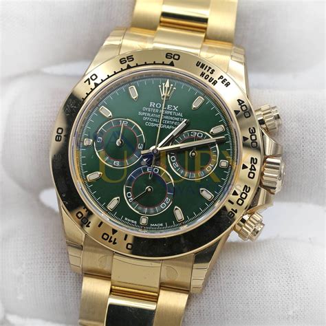 Rolex green dial daytona